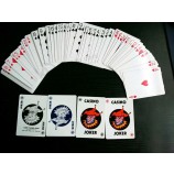 4 Jokers Malaysia Casino Paper Playing Cards/Carte da poker personalizzate