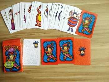 Populaire kinderen kaartspel slap jack papier speelkaarten