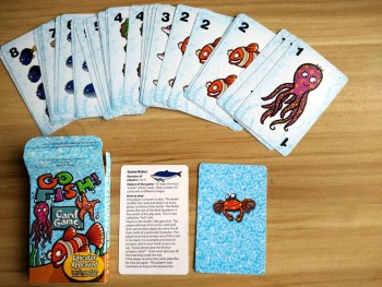 纸牌游戏的去美国的鱼扑克牌
