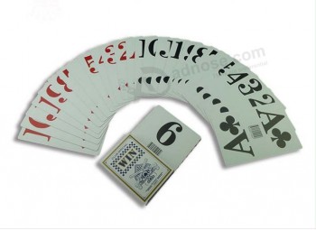 Barcode casino papier poker cartes à jouer en gros
