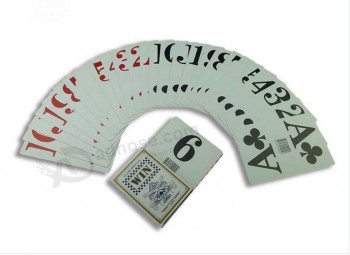 도매 바코드 포커 특별한 카드 클럽을위한 카드 놀이