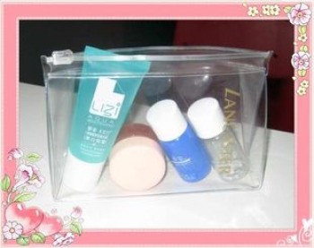 Customized high quality PVC Transparent Waterproof Makeup Bag