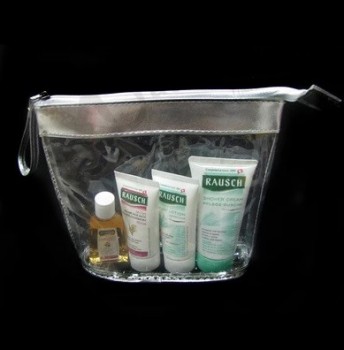 Customized high quality Transparent Waterproof PVC Make-up Bag