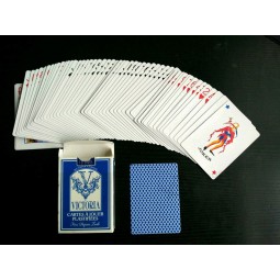 Custom Dollarama Victoria Coated Paper Poker Cards with Linen Finish