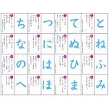 Spielkarten des Kinderlernspiels für Japan