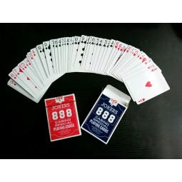 Großhandel 4 Joker Casino Papier Poker Spielkarten für Mamaysia