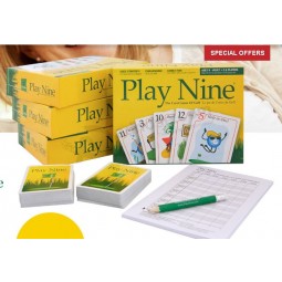 Play Nine of Golf Playing Cards Game with high quality