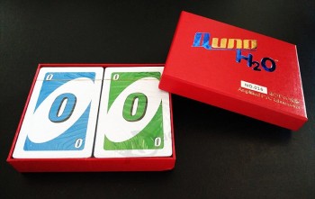 UNo gioco di carte in Pvc/Carte da gioco di plastica