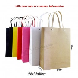 Luxurious Kraft Paper Shopping Bag with Twisted Handle