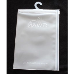 Wholesale customized high-end Matte Can Be Customized Pattern Hook Packaging PVC Sealed Bags