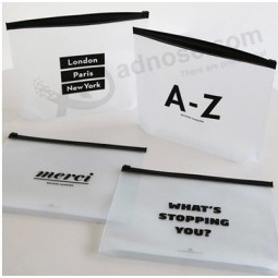 Wholesale customized high-end Scrub Can Be Customized Pattern File Sealed PVC Pencil Case