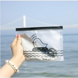 Wholesale customized high-end Cute Cosmetic Bag Transparent Waterproof Skin Care Products Packet Pencil Bag