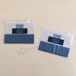Wholesale customized high-end Transparent Matte Zipper Bags Gift Bags