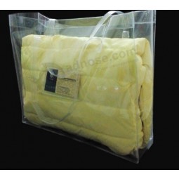 Wholesale customized high-end PVC Transparent Packaging Quilts Bags