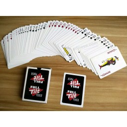 Carte da gioco di carte personalizzate da casinò per il gioco d'azzardo