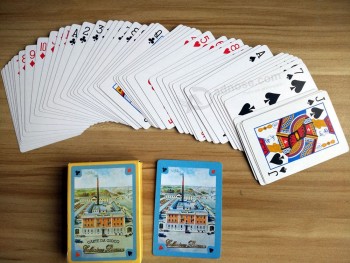 Atacado papel promocional italiano jogando cartas/Cartões de jogo de pôquer personalizados