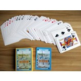 Cartes à jouer en gros de papier promotionnel italien/Cartes de poker personnalisées