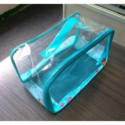 Wholesale customized high-end Print PVC Beauty Travel Cosmetic Toiletries Case Handbags