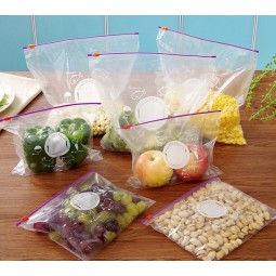 Wholesale customized high-end Fashion PVC Pull Button Sealed Food Preservation Bags