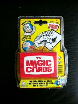 Cartões de jogo de papel mágico de tv/Cartas de baralho mágicas