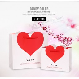Heart Shape Wedding Paper Gift Bag with high quality