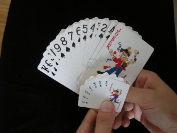 定制迷你尺寸定制设计促销扑克纸扑克牌
