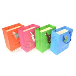Multi-Color Handmade Paper Shopping Bag