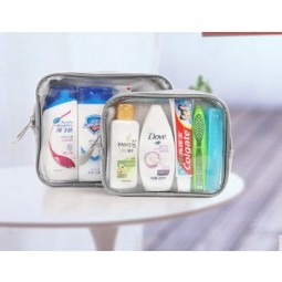 Wholesale Customized high-end Transparent Waterproof and Durable PVC Shampoo Bag