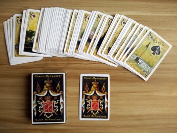 54 Cards Russian Customized Paper Playing Cards for Promotion