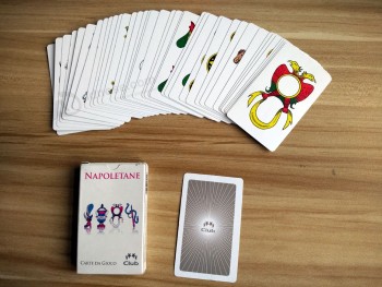 Gros cartes à jouer en papier italien(42Cartes one deck)