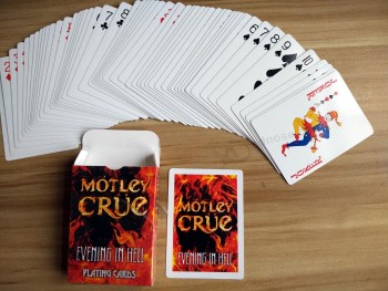 Cartes de poker personnalisées bon marché pour la promotion