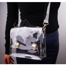 Customized high-end New Fashion Handbag Clean PVC Plastic Bag