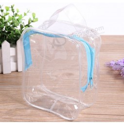 Customized high-end PVC Waterproof Zipper Makeup Handbags