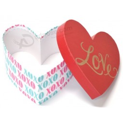 Multi-DiSeña la caja de reGramoalo de papel con forma de corazón para chocolate