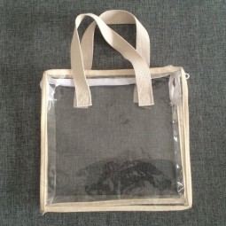 Customized high-end Transparent Waterproof PVC Handbags