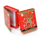 クリスマスギフトブックマグネット閉鎖の形のペーパーボックス
