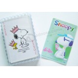 All'ingrosso design snoopy personalizzato carte da poker di carta per la promozione