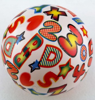 Bola de PVC; Brinquedo inflável cheio de impreSSão de futebol