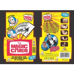 TV Magic Paper Playing Cards/Magic Poker Playing Cards