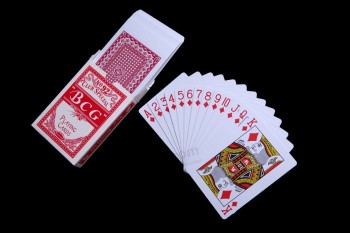 赌场100％新塑料 /PVC扑克牌 (BCG)