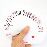 카지노 100 % 새로운 플라스틱 Pvc 포커 카드 놀이