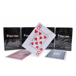 ポーカークラブ新しいPvcトランプカード (ジャンボインデックス)