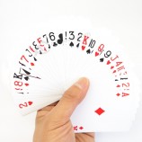 пвх игральные карты/казино 100% пластиковые покерные игральные карты