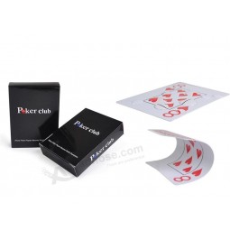 Club de póquer nuevo Cloruro de polivinilo/NaipeS de póquer de pláStico