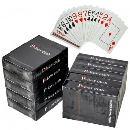 100% новый пвх/пластиковые покерные карты