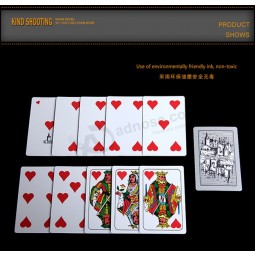 100% New Plastic PVC Playing Cards for Libya