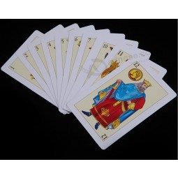 50cards Spanish 100% Plastic PVC Playing Cards with high quality