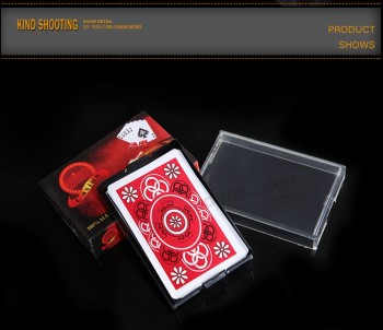 Casino 100% Plastic PVC Poker Playing Cards with high quality
