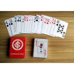 100% New PVC Plastic Playing Cards Packed in Plastic Case with high quality