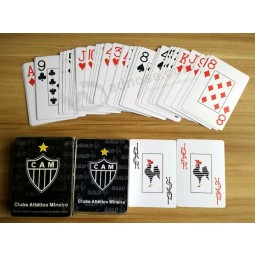 100% Pure New Plastic PVC Playing Cards for Brazil Cam Football Club with high quality